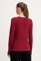 Îmbrăcăminte Liu Jo pulover MF5227.MS49I burgundia