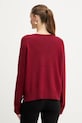 Odzież Liu Jo sweter z dodatkiem wełny MF5444.MS76L bordowy