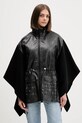 Desigual poncho EYELETS ALDAMA pozostałe czarny 25WAIA08