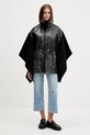 Desigual poncho EYELETS ALDAMA 25WAIA08 czarny AW25