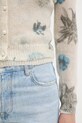 Desigual kardigan z domieszką wełny ESTOCOLMO 25WWJF14 beżowy