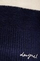 Desigual sweter z domieszką wełny MALMOE 25WWJF17 granatowy