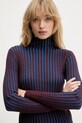 Desigual sweter BARROW 25WWJF18 fioletowy