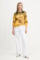Свитер с примесью шерсти Desigual ADAK 25WWJF30 жёлтый AW25