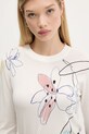 Desigual sweter ARTY beżowy 25WWJF33
