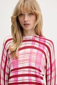 Desigual sweter NORUEGA różowy 25WWJF41