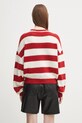 Одежда Шерстяной свитер Fiorucci Cropped Alpaca W02FPKSW448KN11RD02 красный