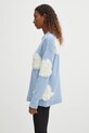 Fiorucci sweter wełniany Cloud W02SMKSW335KN05BL02 niebieski AW25