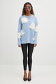 Fiorucci sweter wełniany Cloud W02SMKSW335KN05BL02 niebieski