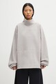 MM6 Maison Margiela x Salomon bluza polarowa aplikacja szary S52NH0035.M20140.858