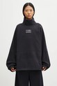 MM6 Maison Margiela x Salomon bluza polarowa aplikacja czarny S52NH0035.M20140.899