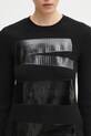 MM6 Maison Margiela sweter z dodatkiem wełny czarny S62HL0041.M13196.900S