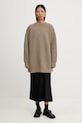 MM6 Maison Margiela sweter z dodatkiem wełny S62HL0042.M13193.114 beżowy AW25