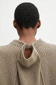 Пуловер с вълна MM6 Maison Margiela бежов S62HL0042.M13193.114