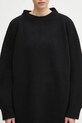 MM6 Maison Margiela sweter z dodatkiem wełny czarny S62HL0042.M13192.900