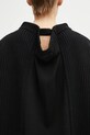 MM6 Maison Margiela sweter z dodatkiem wełny S62HL0042.M13192.900 czarny
