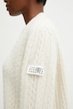 Πουλόβερ με προσθήκη μαλλιού MM6 Maison Margiela μπεζ S62HN0008.M13195.102