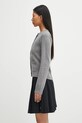 Кардиган с добавлением шерсти MM6 Maison Margiela S62HP0036.M13187.854 серый AW25