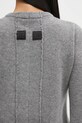 Кардиган с добавлением шерсти MM6 Maison Margiela серый S62HP0036.M13187.854