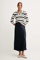 Pedro del Hierro sweter bawełniany 3512894 beżowy AW25