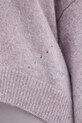 BOSS Orange sweter z dodatkiem wełny 50550464 fioletowy