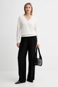 BOSS Orange sweter z wełną 50551357 beżowy AW25
