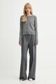 Marella kardigan z wełną 2523346084200 szary AW25