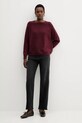 Kašmírový svetr Marella 2523366171200 burgundské AW25
