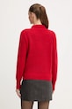 Odzież Marella sweter z dodatkiem wełny 2523366374200 czerwony