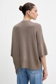 Odzież Marella sweter z wełną 2523366404200 brązowy
