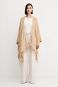 Marella poncho Emme by Marella 2525546031200 beżowy AW25