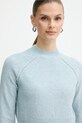 Marella sweter z domieszką wełny Emme by Marella niebieski 2525366022200