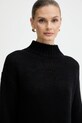 Marella sweter z dodatkiem wełny Emme by Marella czarny 2525366082200