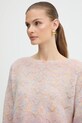 Marella sweter z dodatkiem wełny Emme by Marella różowy 2525366282200