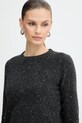 Marella sweter z dodatkiem wełny Emme by Marella szary 2525366352200