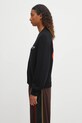 Kardigán Kenzo Boke Flower Placed Cardigan FF62CA7063LA čierna AW25