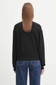 Дрехи Вълнена жилетка Kenzo Rws Boke Flower Crest Crewneck Cardigan FF62CA7183LB черен