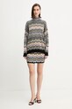 Missoni sweter z dodatkiem wełny DS25WN16.BK01CQ brązowy AW25
