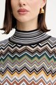 Missoni sweter z dodatkiem wełny DS25WN16.BK01CQ brązowy