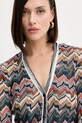 Μάλλινη μπλουζα Missoni σκούρο μπλε DS25WM06.BR012F