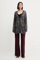 Missoni cardigan DS25WM0T.BC005G bleumarin AW25