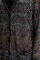 Πλεκτή ζακέτα Missoni DS25WM0T.BC005G σκούρο μπλε