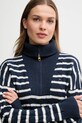 Tommy Hilfiger pulover de lână bleumarin WW0WW46425