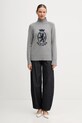 Светр із додаванням вовни Tommy Hilfiger WW0WW46434 сірий AW25