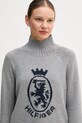 Светр із додаванням вовни Tommy Hilfiger сірий WW0WW46434