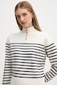 Sveter Tommy Hilfiger béžová WW0WW47467