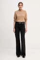 Шерстяной свитер Tommy Hilfiger WW0WW47468 зелёный AW25