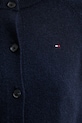 Μάλλινη ζακέτα Tommy Hilfiger WW0WW47469 σκούρο μπλε