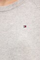 Tommy Hilfiger sweter wełniany WW0WW47470 szary