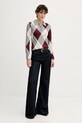 Tommy Hilfiger sweter bawełniany WW0WW48393 szary AW25